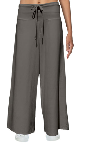 Basic palazzo broek van organische katoen/ organic cotton yoga pants