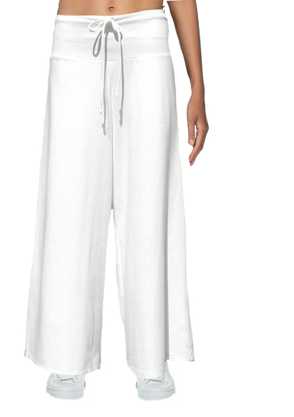 Basic palazzo broek van organische katoen/ organic cotton yoga pants