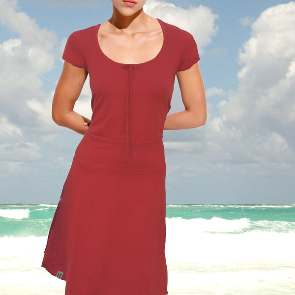 bio katoenen T shirt jurk  / bio cotton T shirt dress