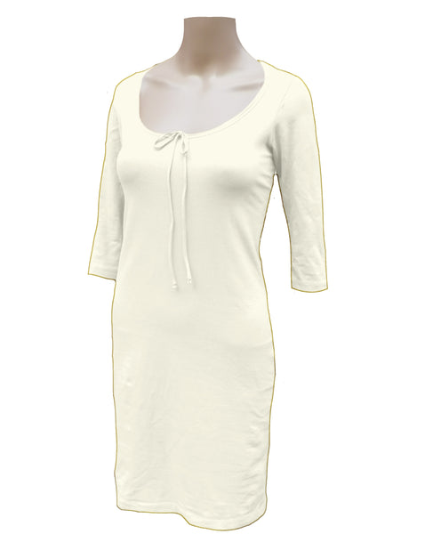 T shirt tube jurkje organische katoen / organic cotton basic t shirt pencil dress
