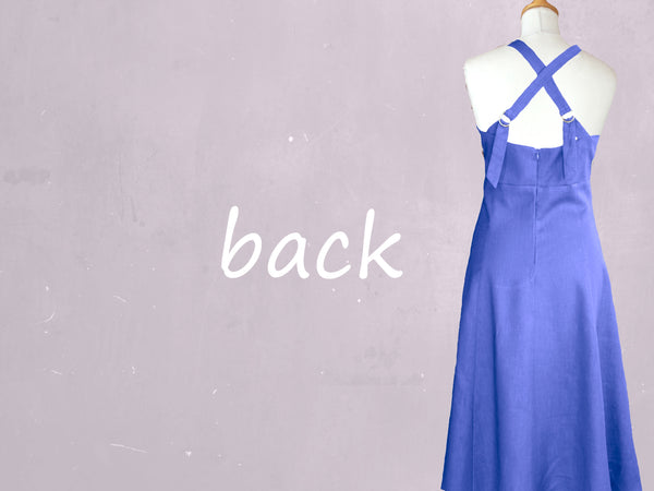 Lange Marlene jurk in linnen-katoen mix/  Maxi Marlene dress in linen-cotton mix