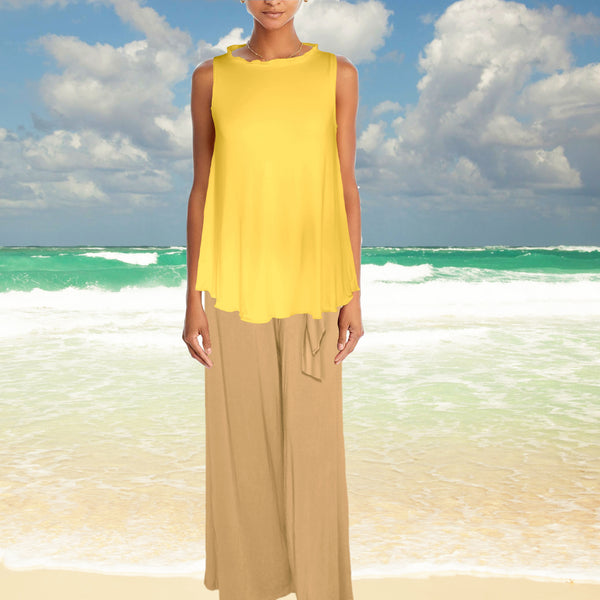 Tencel A lijn shirt met geschulpt boordje/ Tencel A line shirt with sculpted collar