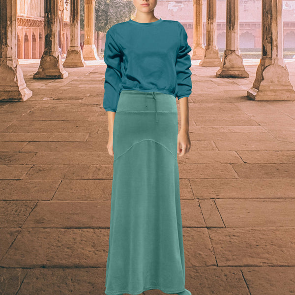 Tencel sweater blouse