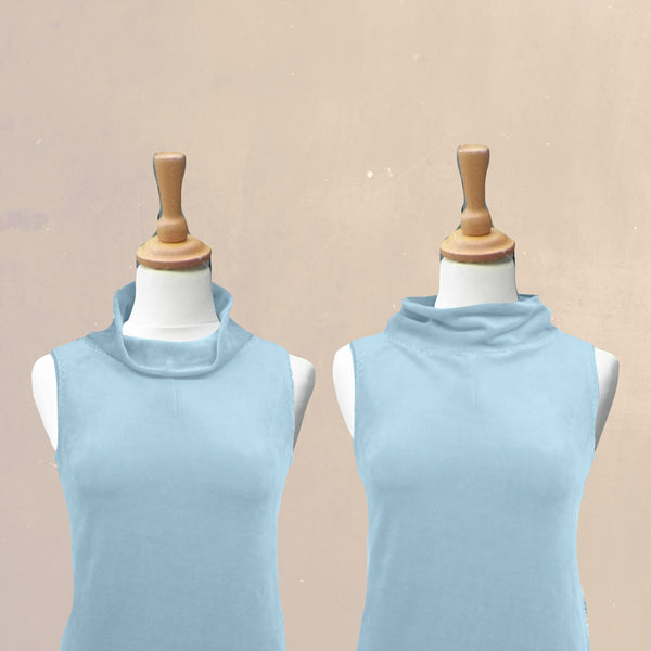 vintage velours hemdje met rolboordje / vintage velvet tank top with turtleneck
