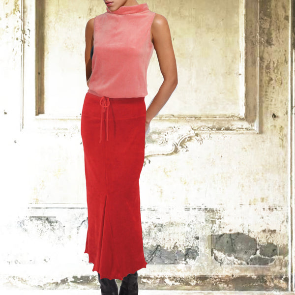 vintage velours hemdje met rolboordje / vintage velvet tank top with turtleneck