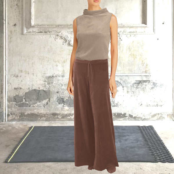 vintage velours hemdje met rolboordje / vintage velvet tank top with turtleneck