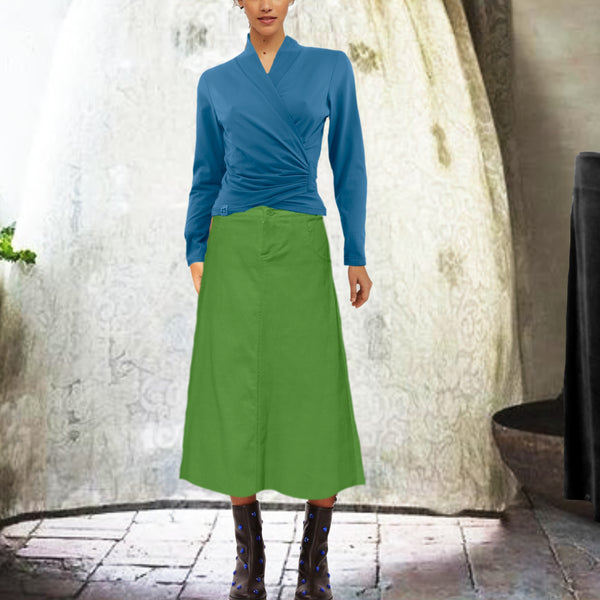Midi rok van ribcord/ Corduroy midi skirt