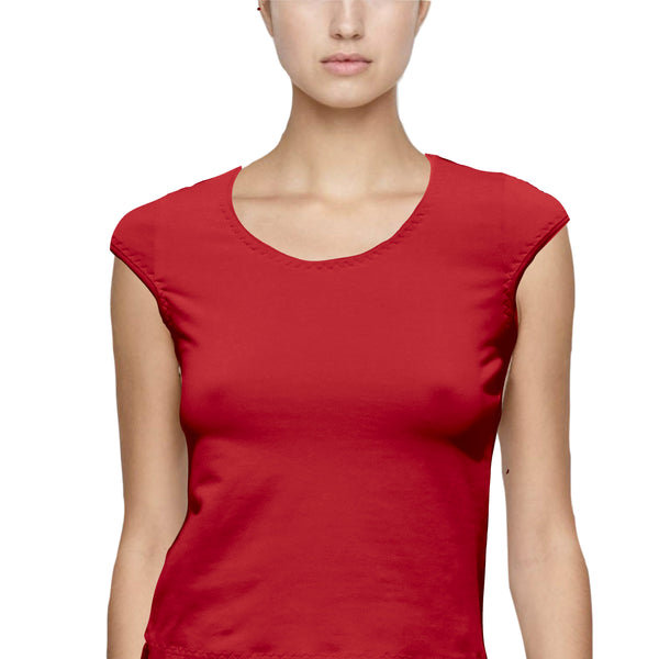 shirt organische katoen met kapmoutje/ organic cotton T shirt