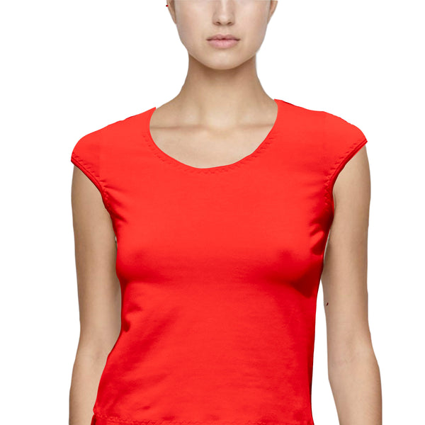 shirt organische katoen met kapmoutje/ organic cotton T shirt