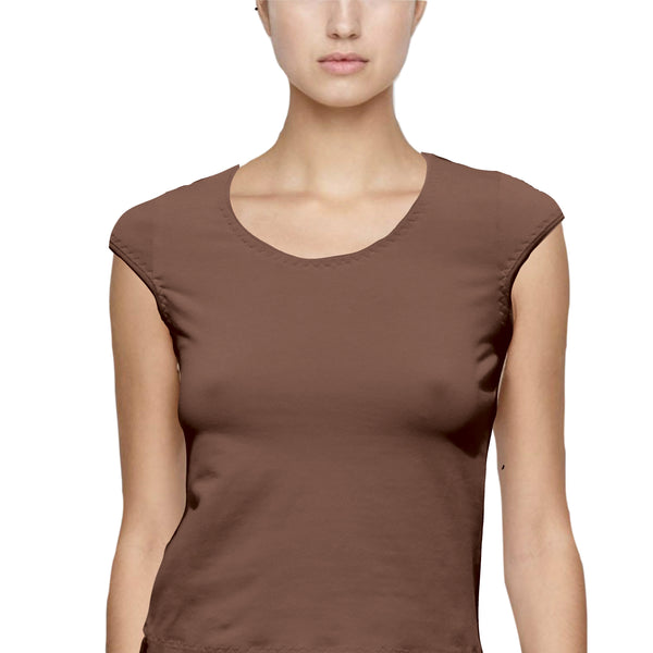 shirt organische katoen met kapmoutje/ organic cotton T shirt