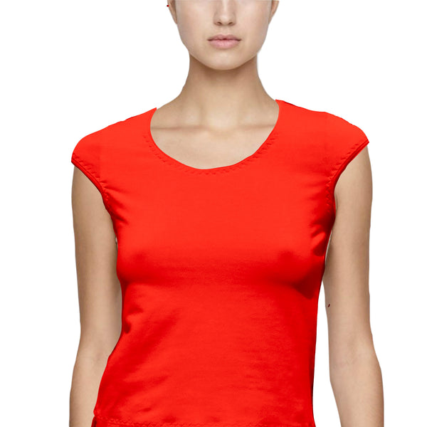 shirt organische katoen met kapmoutje/ organic cotton T shirt