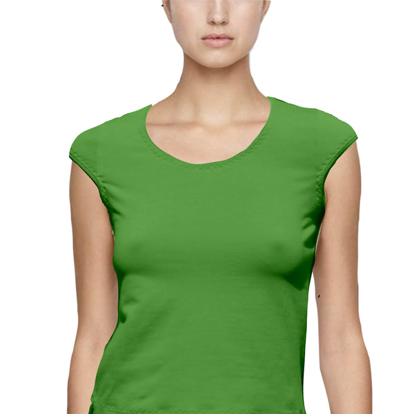 shirt organische katoen met kapmoutje/ organic cotton T shirt