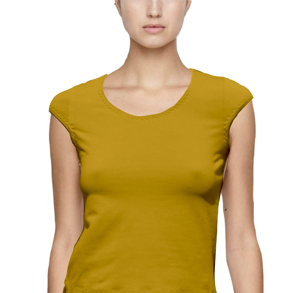 shirt organische katoen met kapmoutje/ organic cotton T shirt