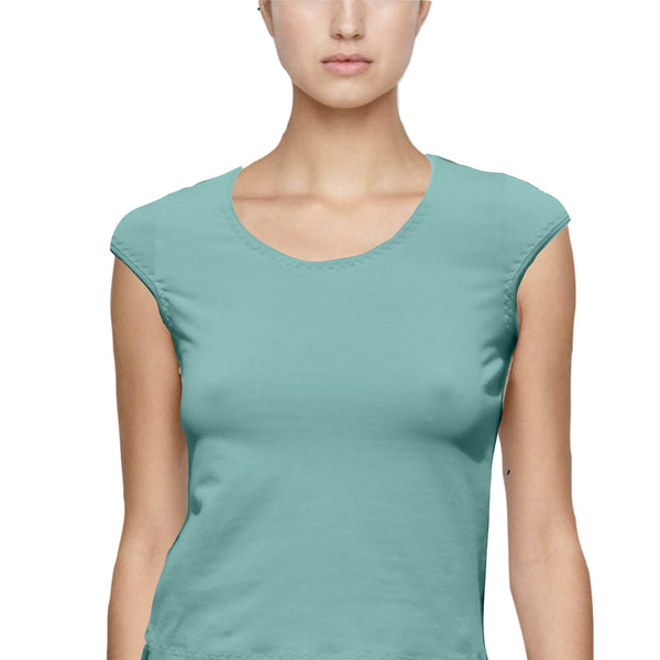 shirt organische katoen met kapmoutje/ organic cotton T shirt