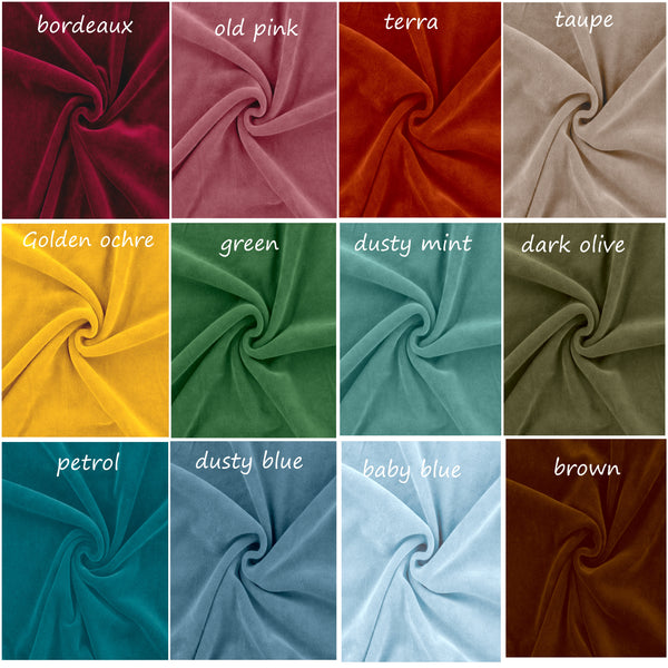 velours topje met boothals / velvet top with boatneck