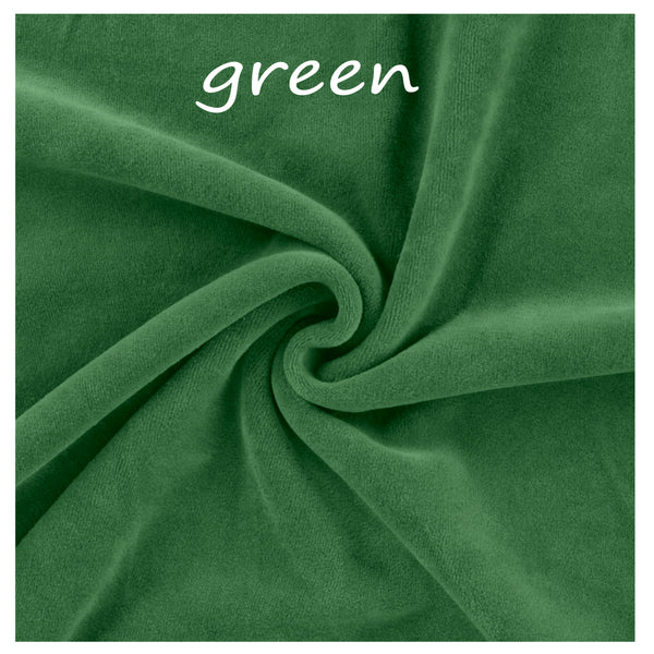 het "groene" kleine zwarte jurkje / little black dress in organic velvet