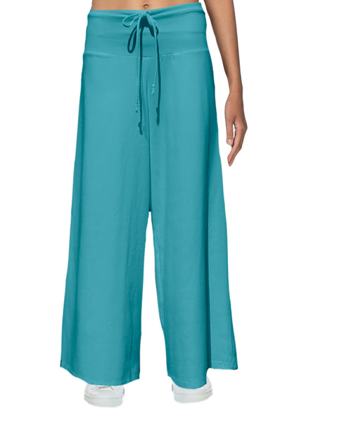 Basic palazzo broek van organische katoen/ organic cotton yoga pants
