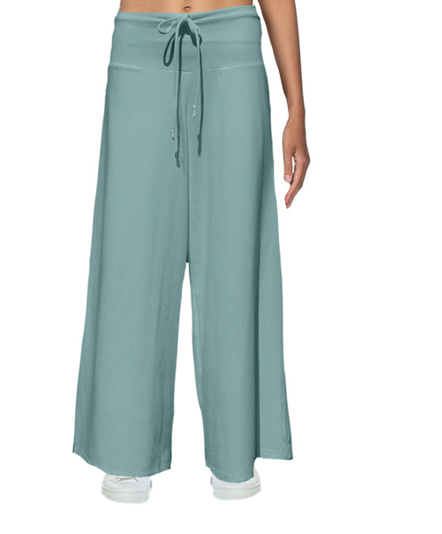 Basic palazzo broek van organische katoen/ organic cotton yoga pants
