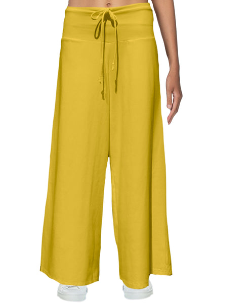 Basic palazzo broek van organische katoen/ organic cotton yoga pants