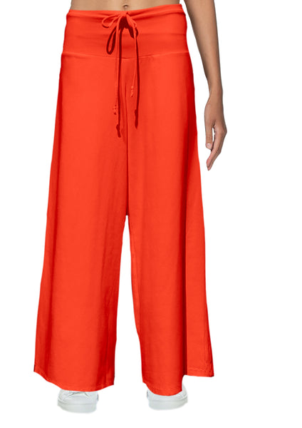 Basic palazzo broek van organische katoen/ organic cotton yoga pants