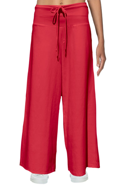 Basic palazzo broek van organische katoen/ organic cotton yoga pants