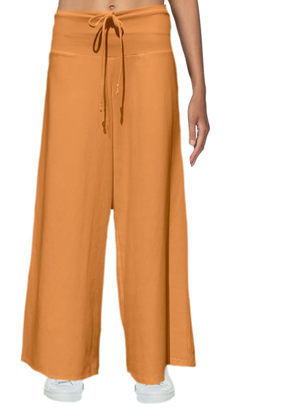 Basic palazzo broek van organische katoen/ organic cotton yoga pants