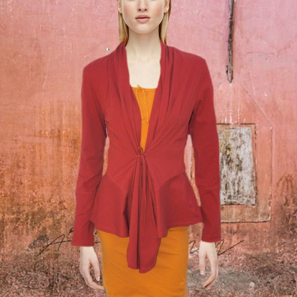 fairtrade vest gemaakt van biologische tricot