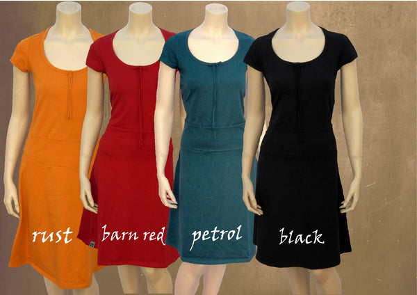 bio katoenen T shirt jurk  / bio cotton T shirt dress