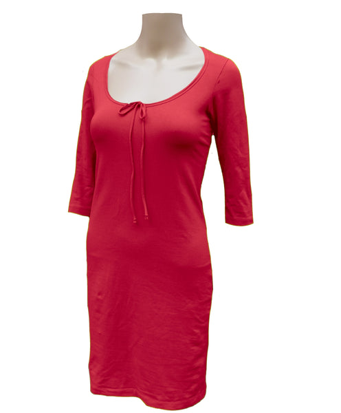 T shirt tube jurkje organische katoen / organic cotton basic t shirt pencil dress