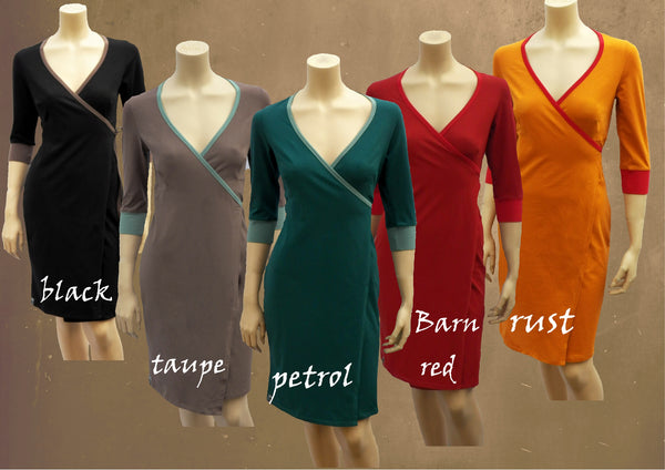 organic wrap dress