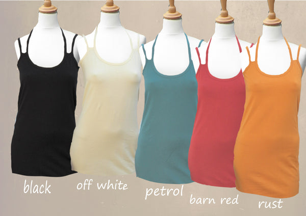 Hemd van organische katoenen tricot / Singlet organic cotton