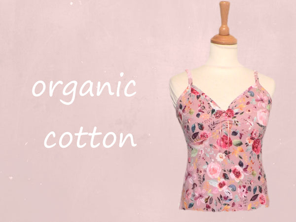 Romantisch hemdje met bloemenprint /romantic flower printed camisole