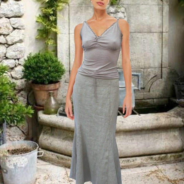 romantisch katoenen hemdje / romantic cotton singlet