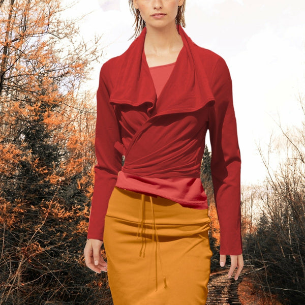 Basic organic tricot koker rokje / jersey pencil skirt