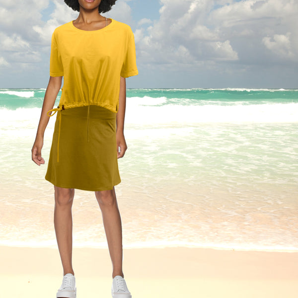 A-line rok organische katoenen tricot / A-line skirt of organic cotton
