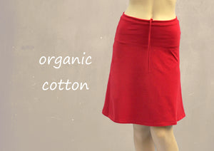 A-line rok organische katoenen tricot / A-line skirt of organic cotton