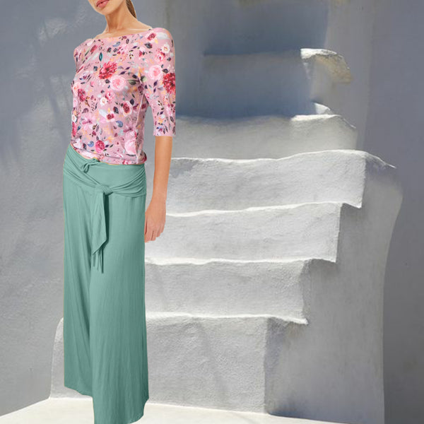 Tencel palazzo broek / tencel  palazzo pants