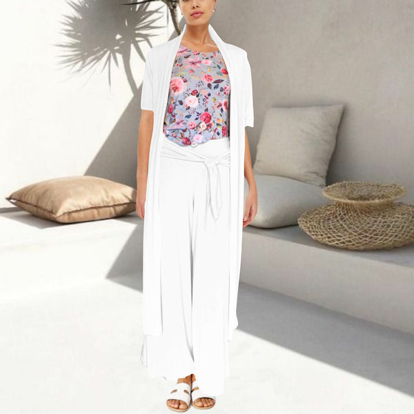 Tencel lang vest / Tencel long cardigan