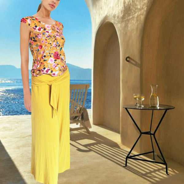 Tencel palazzo broek / tencel  palazzo pants