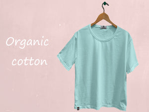 Basic T shirt in bio slubtricot / Basic T shirt in organic slub jersey