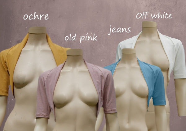 bolero met korte mouw