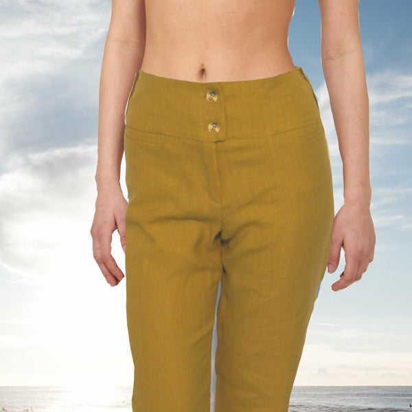 wijde linnen broek / wide linen pants