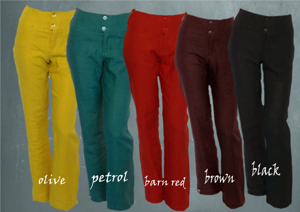 fairtrade linnen broek