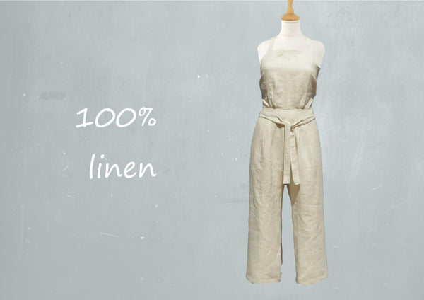 jumpsuit in linnen/ linen jumpsuit