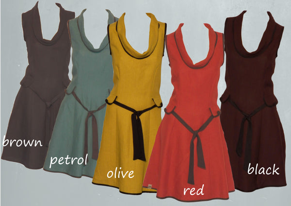 linnen A lijn jurkje / linen A line dress