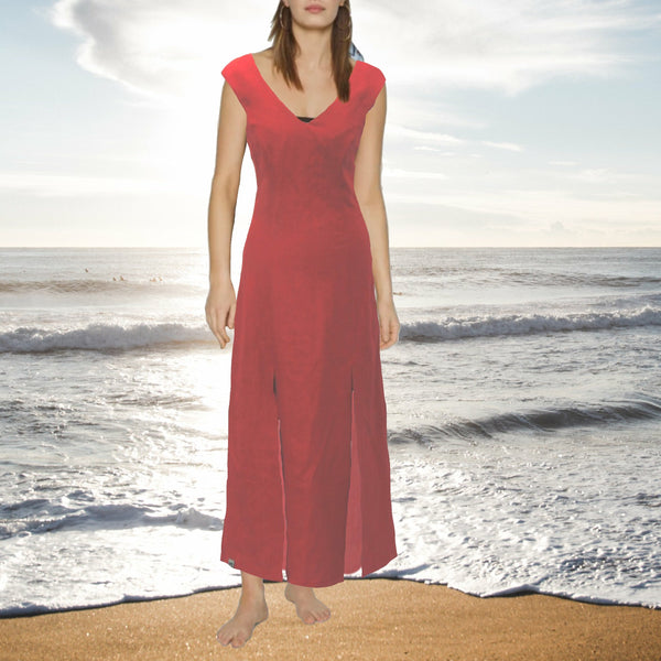 linnen maxi jurk / linen maxi dress