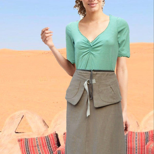 Riem met zakjes, Belt with pockets