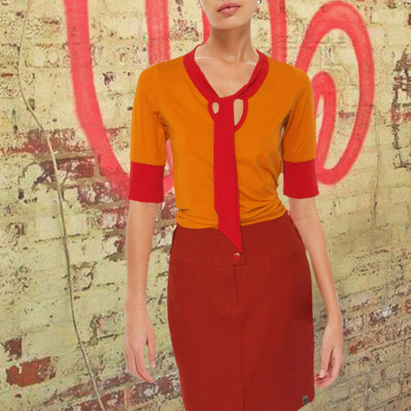 linen pencil skirt