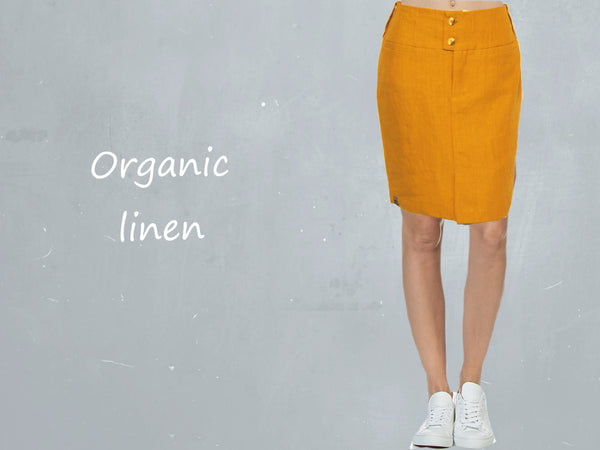 linnen rokje / linen skirt