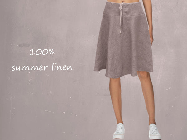 linnen klokrokje / linen billowing skirt